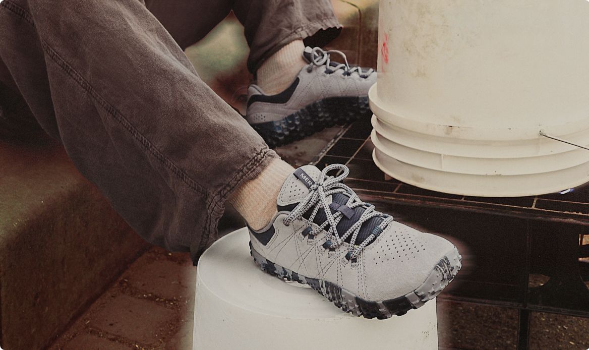 Closeup of Merrell Wrapt shoes